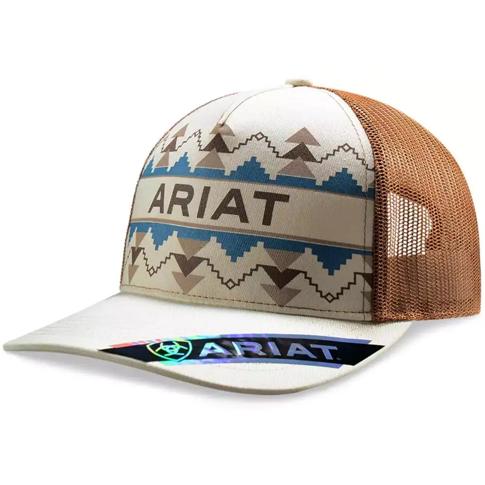 Ariat Southwest Pattern (Khaki) - Women's Trucker Cap