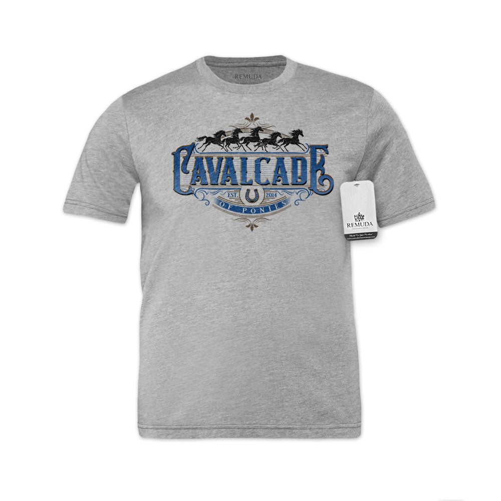 Cavalcade Of Ponies (Ornate) - Adult Unisex Tee T-Shirt