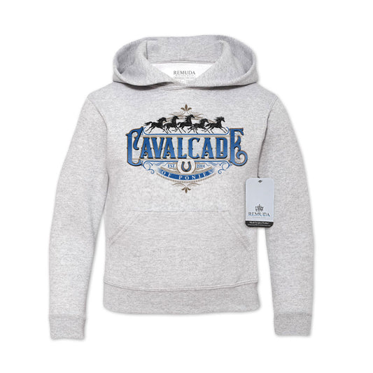 Cavalcade Of Ponies (Ornate) - Youth Pullover Hoodie