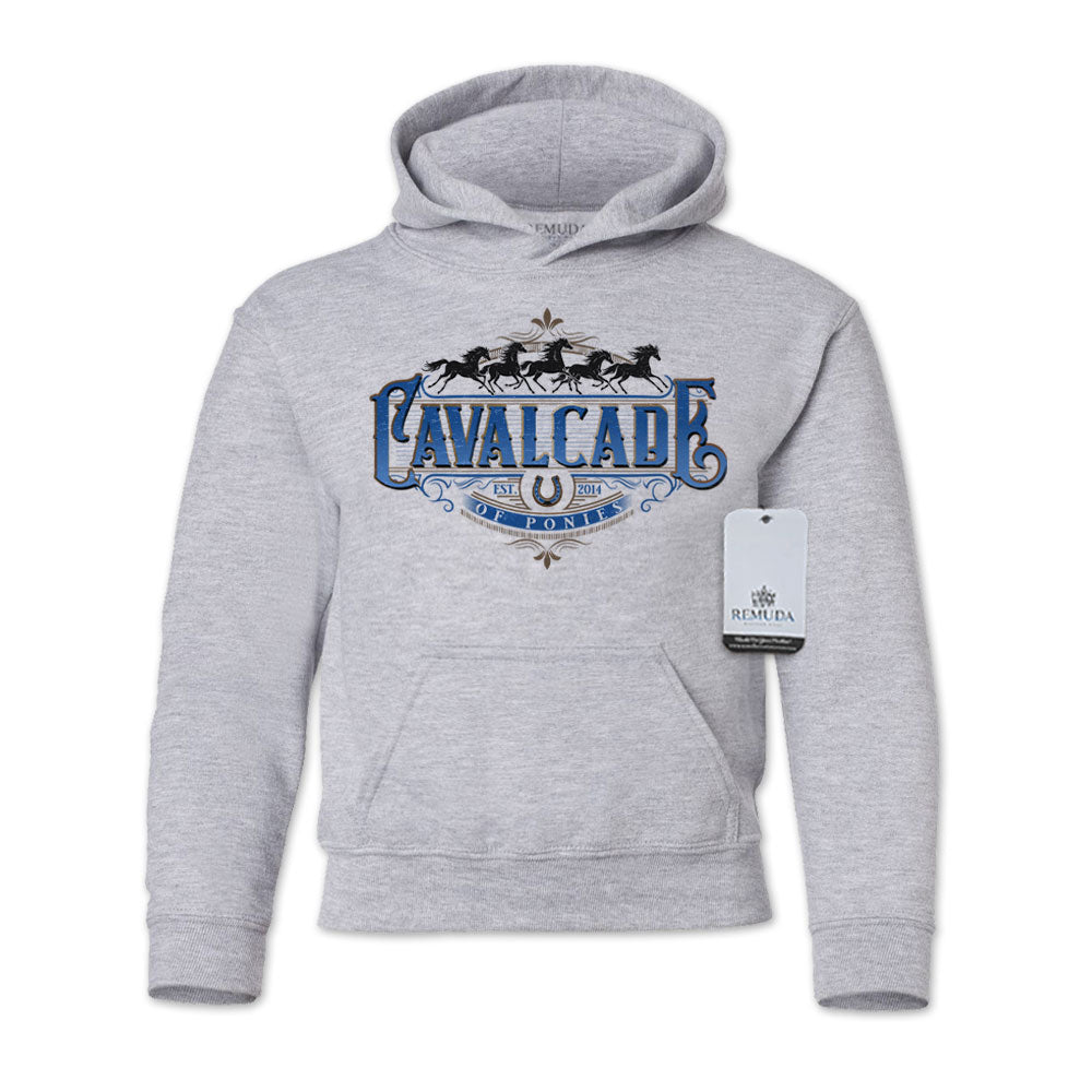 Cavalcade Of Ponies (Ornate) - Youth Pullover Hoodie
