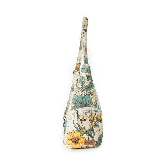 Myra Summer Whisper Sling Bag in Green Glimmer