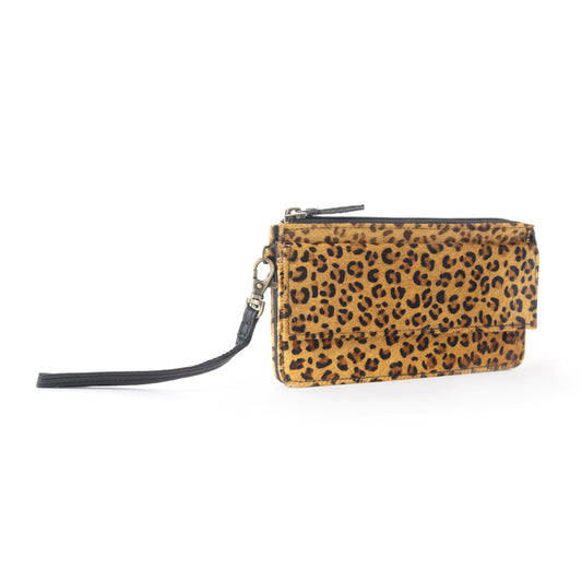 UPTOWN GIRL LEATHER & HAIRON WALLET