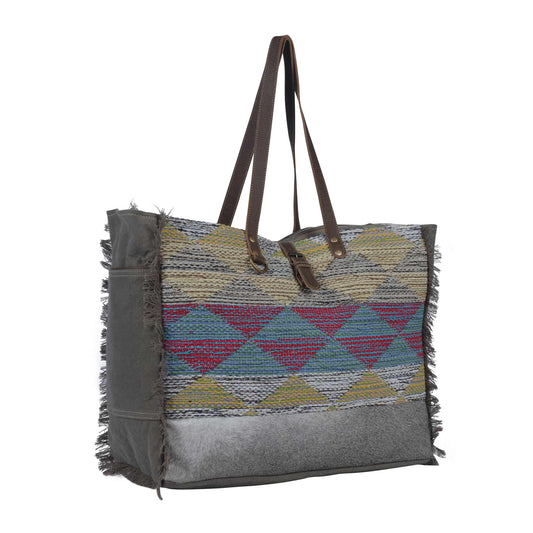 Vibrant Pyramids Weekender Bag