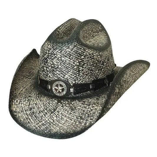 Bullhide Star Central - Shapeable Raffia Straw Cowboy Hat (Closeout)