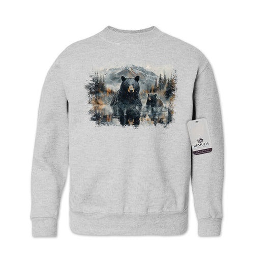Black Bear Country Youth Western Sweatshirt