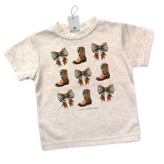 Bows & Boots Infant Girls Western T-Shirt