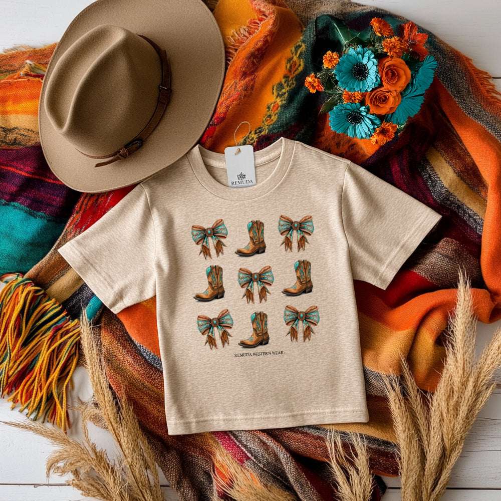 Bows & Boots Infant Girls Western T-Shirt