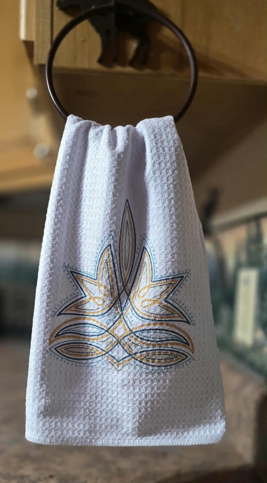 Western Boot Stitch Kitchen Hand Towel Set