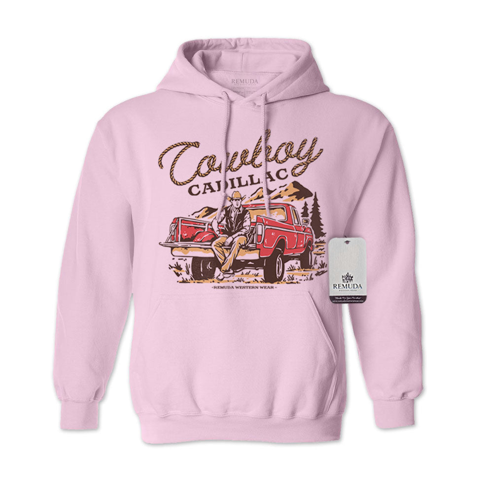 Cowboy Cadillac - Adult Unisex Western Hoodie