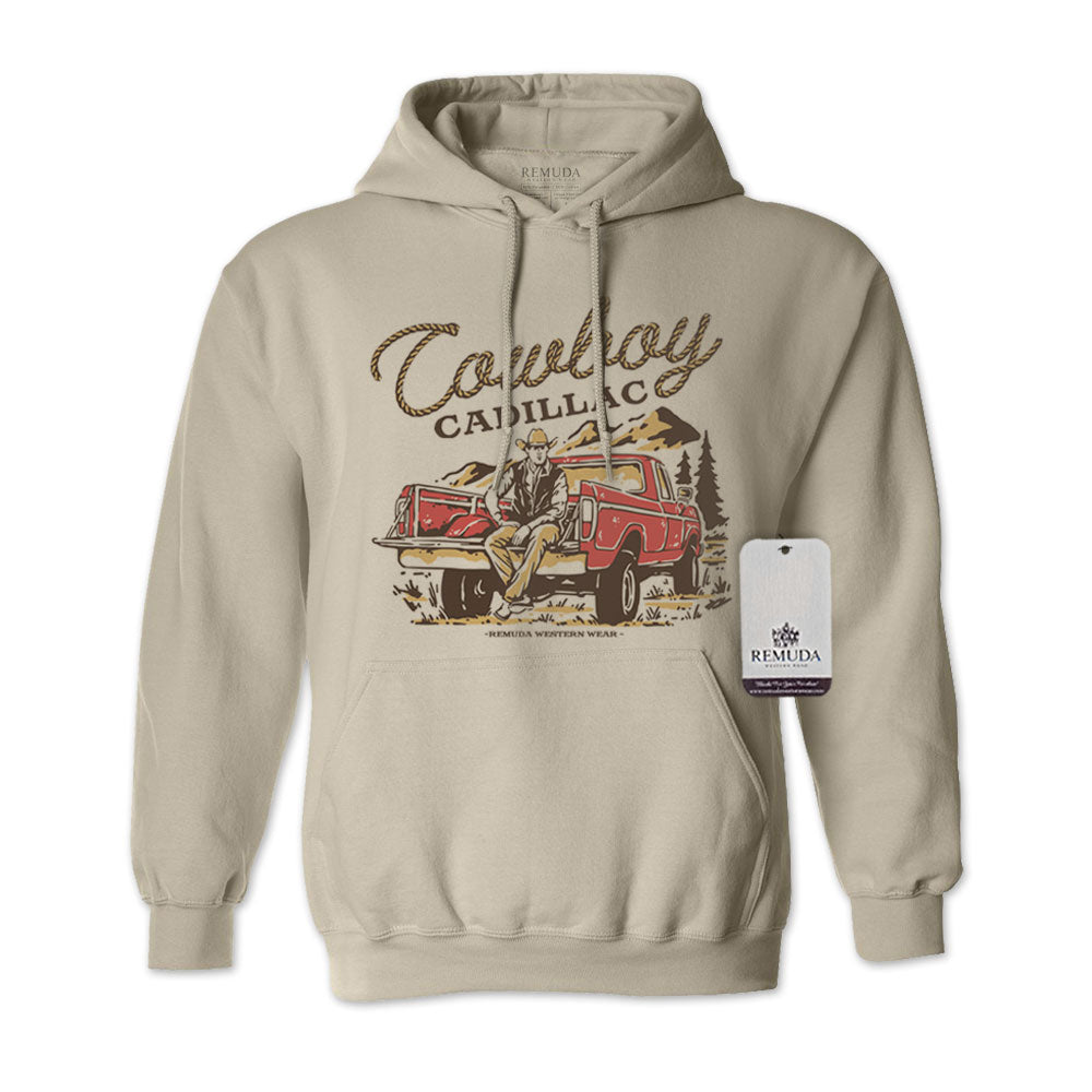 Cowboy Cadillac - Adult Unisex Western Hoodie