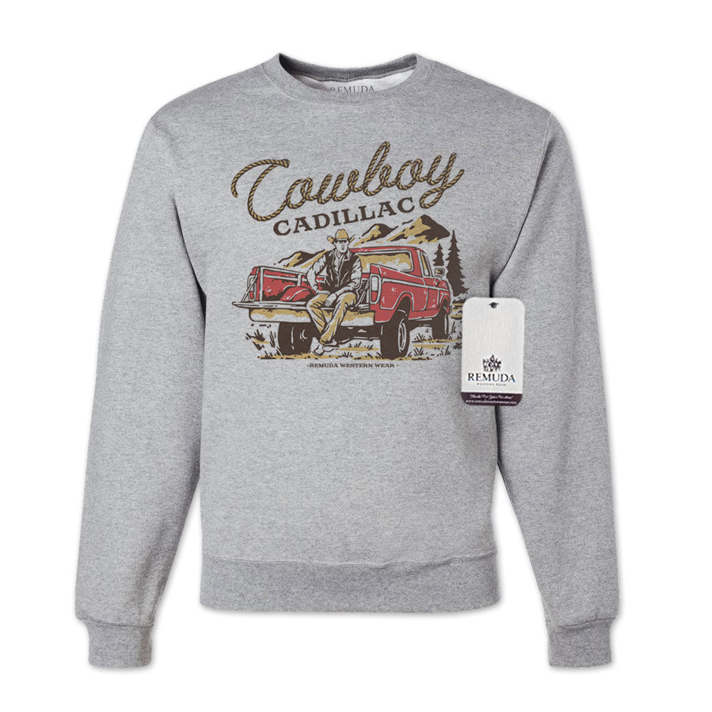 Cowboy Cadillac - Adult Unisex Western Sweatshirt