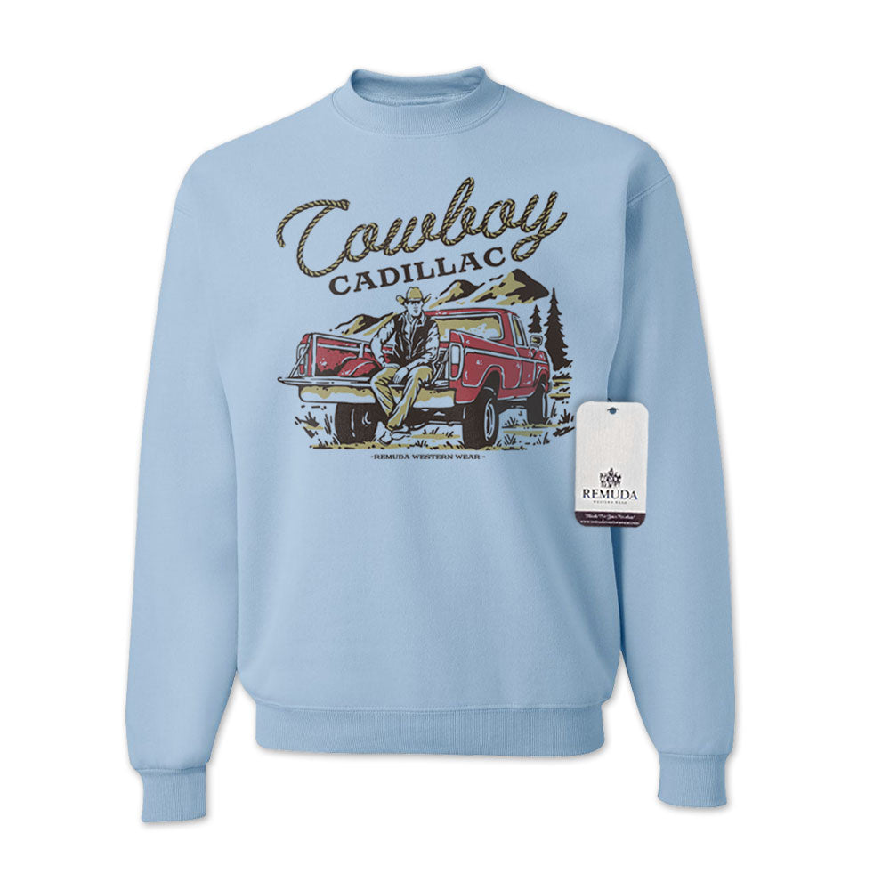 Cowboy Cadillac - Adult Unisex Western Sweatshirt
