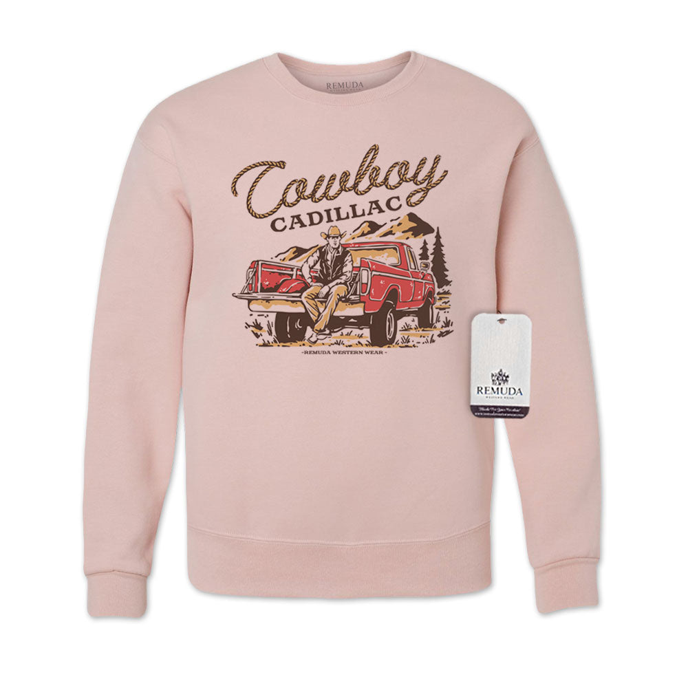 Cowboy Cadillac - Adult Unisex Western Sweatshirt