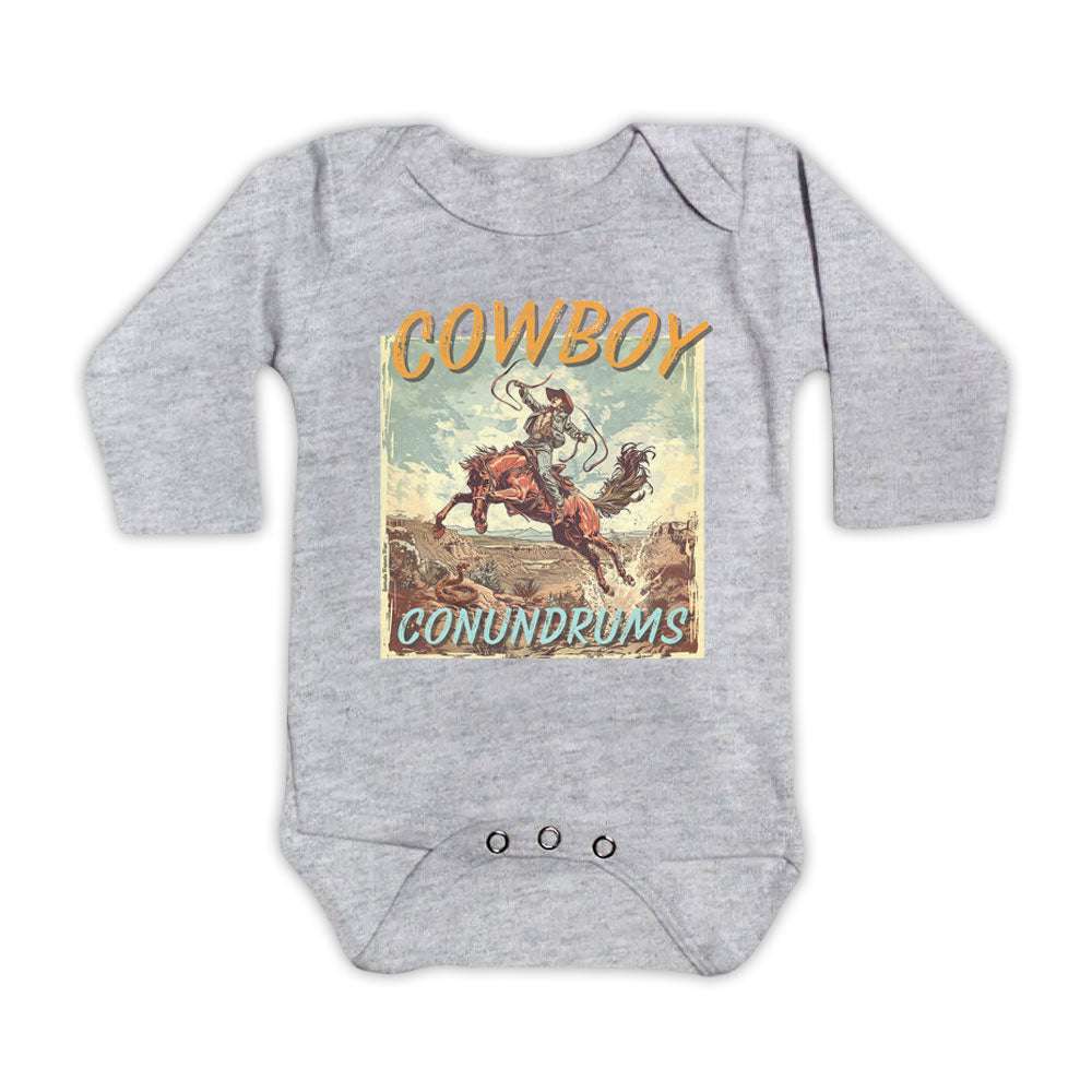 Cowboy Conundrums - Infant Western One Piece Romper