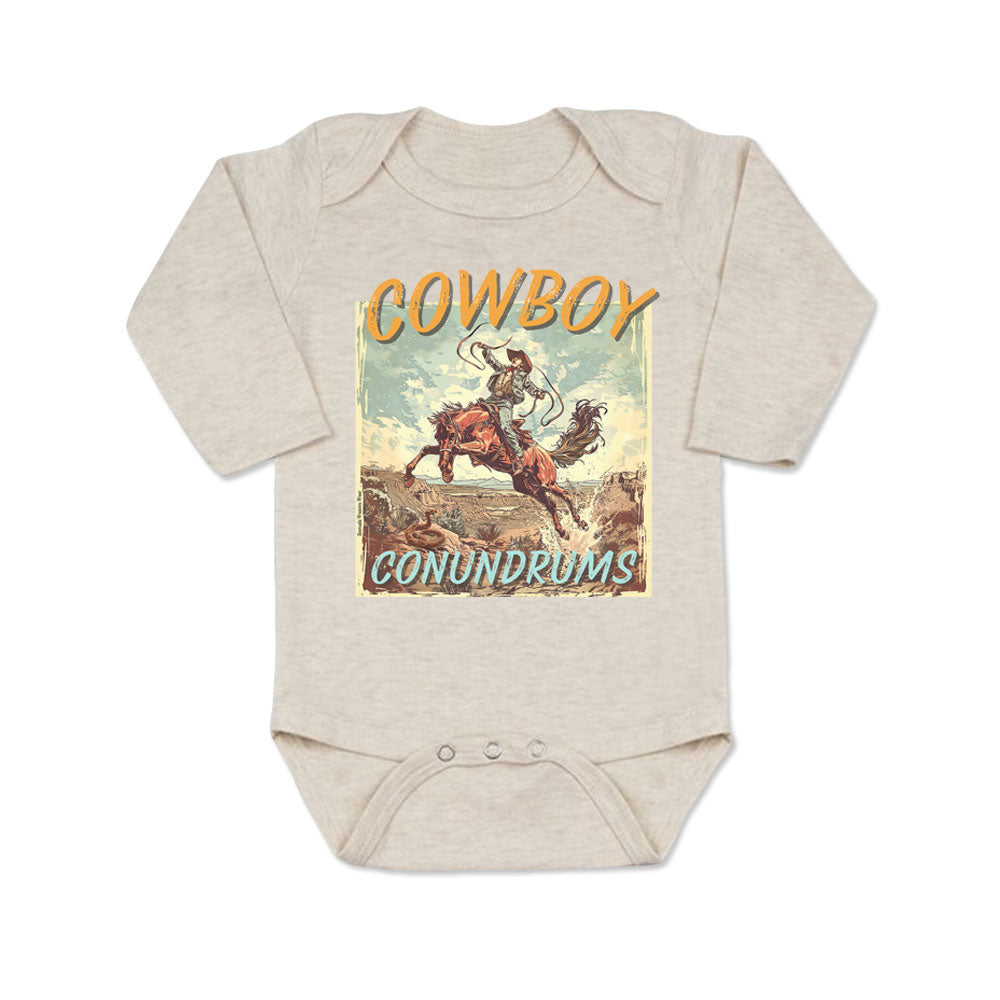 Cowboy Conundrums - Infant Western One Piece Romper