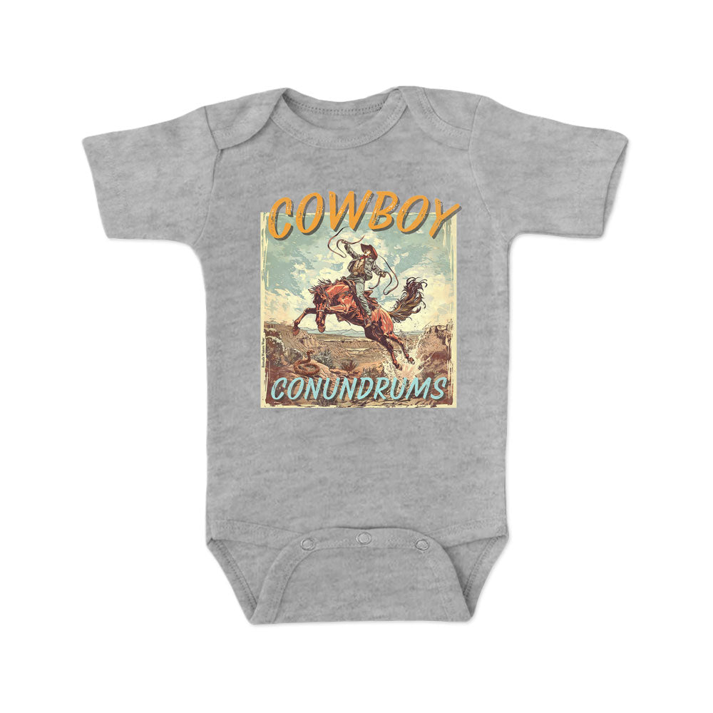 Cowboy Conundrums - Infant Western One Piece Romper