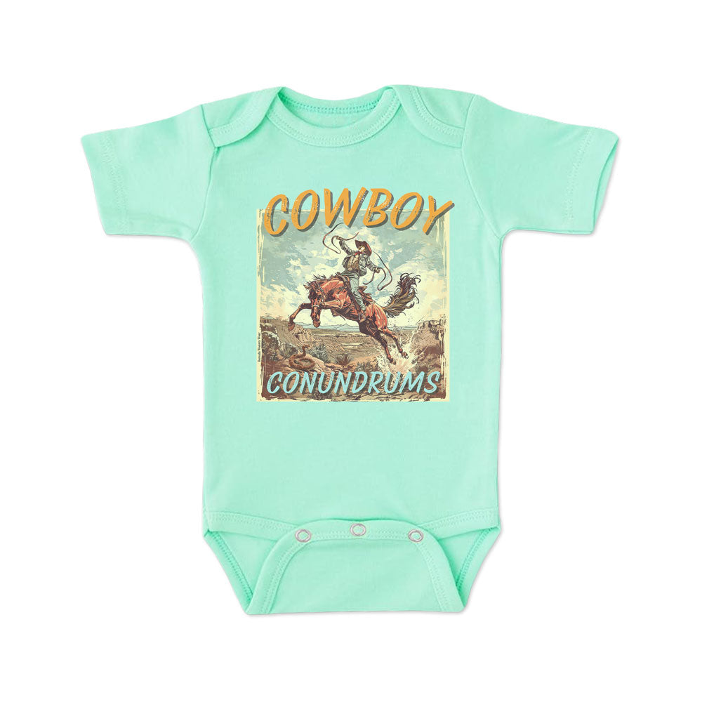Cowboy Conundrums - Infant Western One Piece Romper