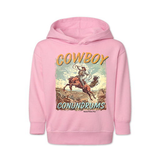Cowboy Conundrums Toddler Pullover Hoodie