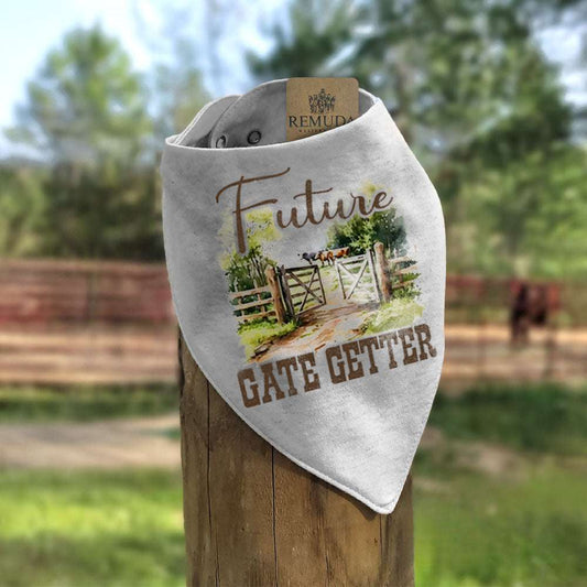 Future Gate Getter Infant Bandana Style Western Bib