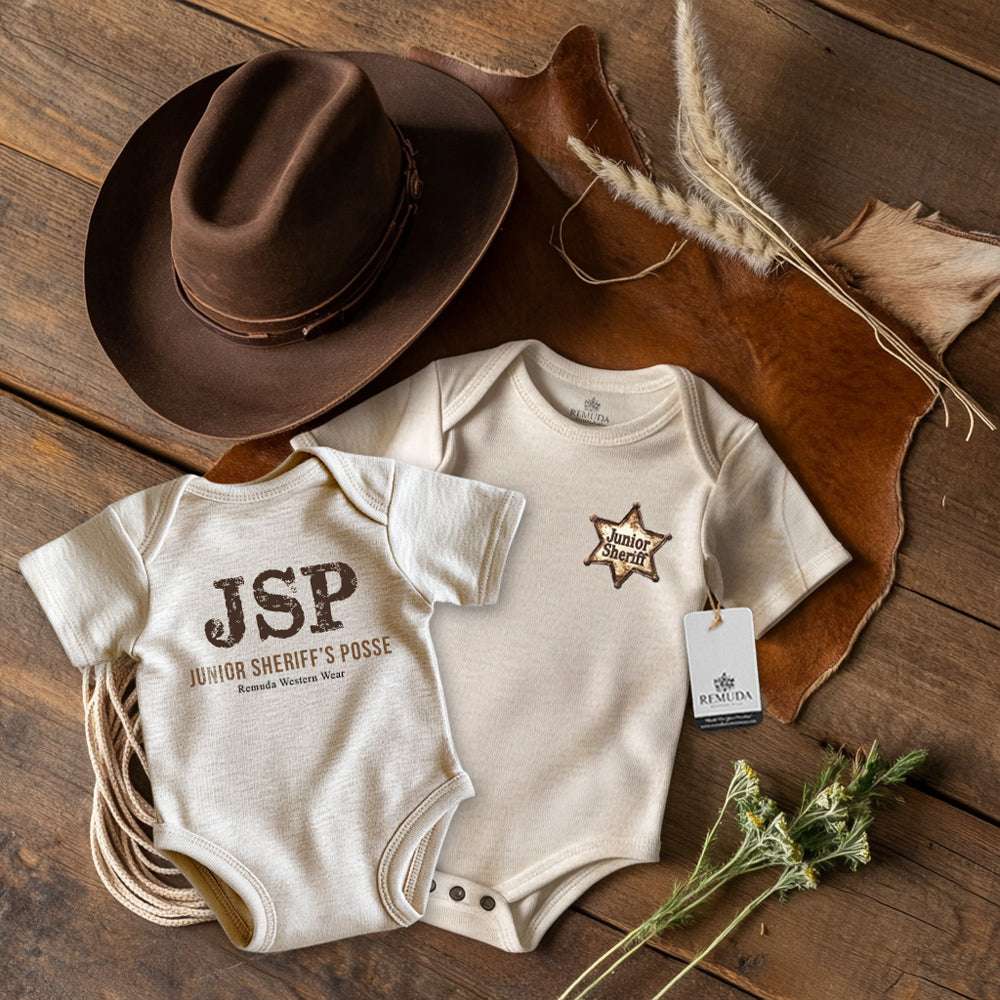 Junior Sheriffs Posse - Infant One Piece Western Romper