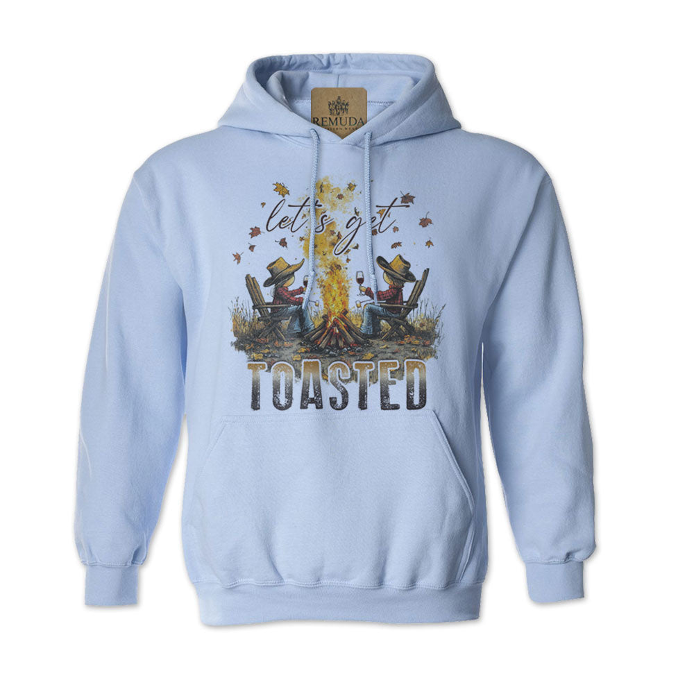 Lets Get Toasted - Adult Unisex Western Pullover Hoodie