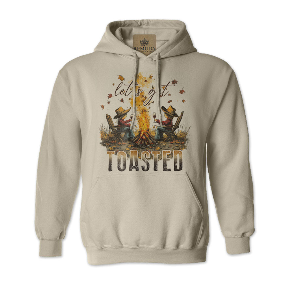 Lets Get Toasted - Adult Unisex Western Pullover Hoodie