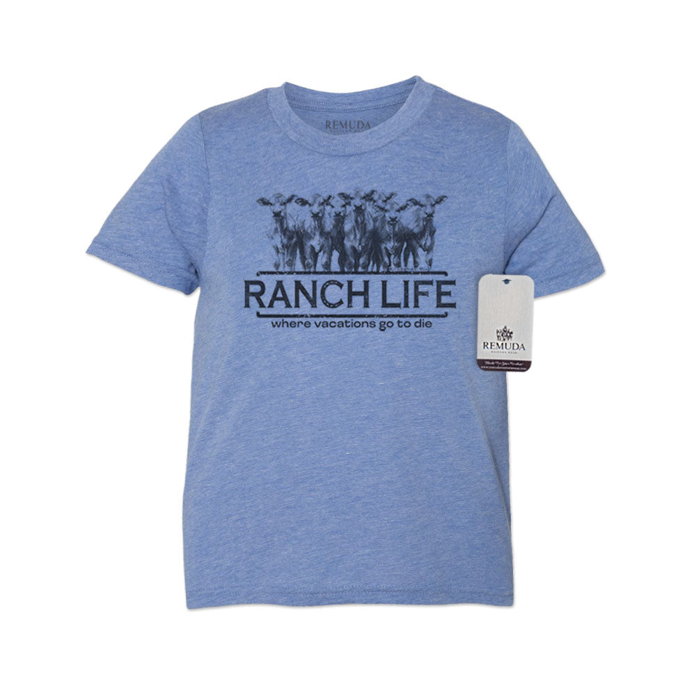 Ranch Life: Where Vacations Go to Die - Youth Western Tee T-Shirt