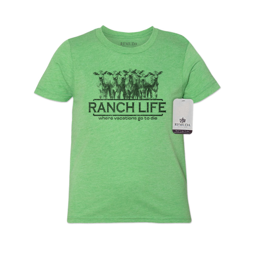 Ranch Life: Where Vacations Go to Die - Youth Western Tee T-Shirt