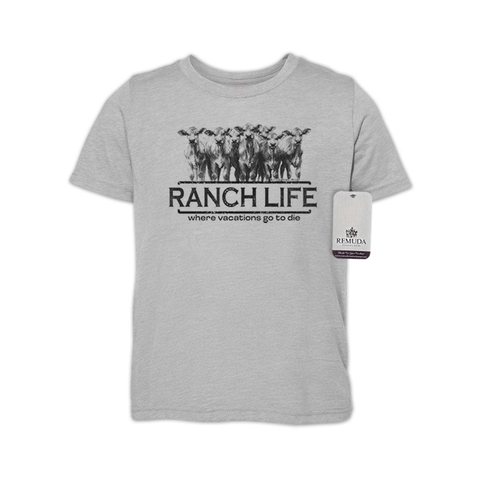 Ranch Life: Where Vacations Go to Die - Youth Western Tee T-Shirt