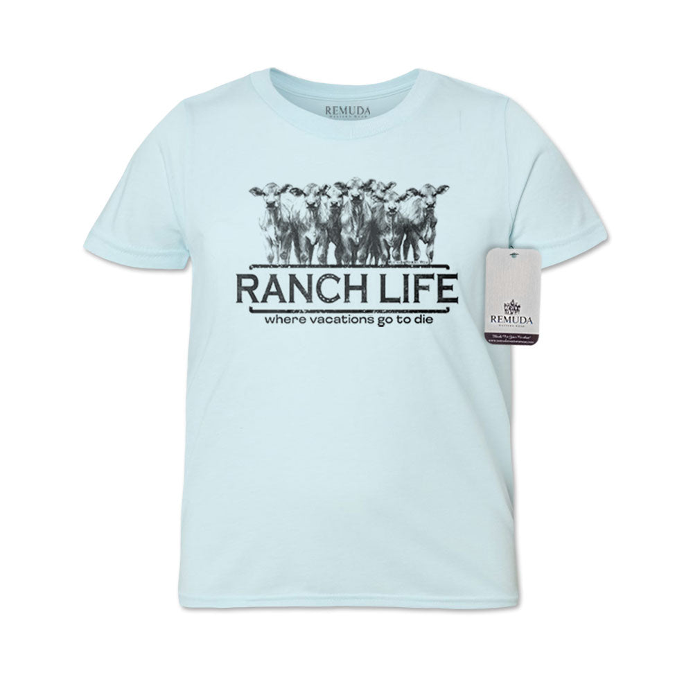 Ranch Life: Where Vacations Go to Die - Youth Western Tee T-Shirt