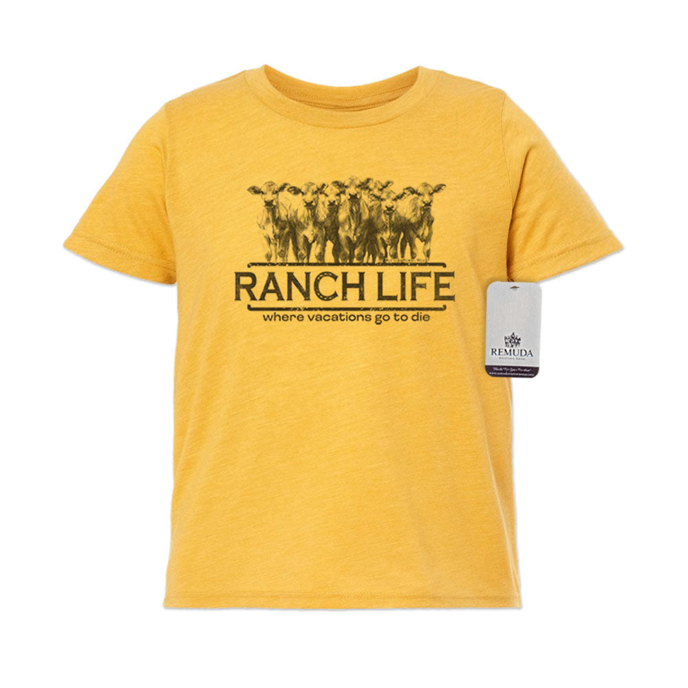Ranch Life: Where Vacations Go to Die - Youth Western Tee T-Shirt