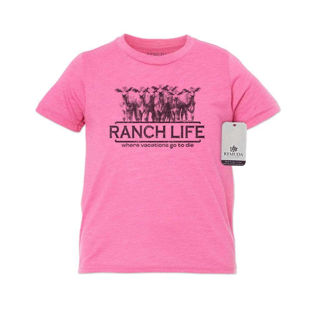 Ranch Life: Where Vacations Go to Die - Youth Western Tee T-Shirt