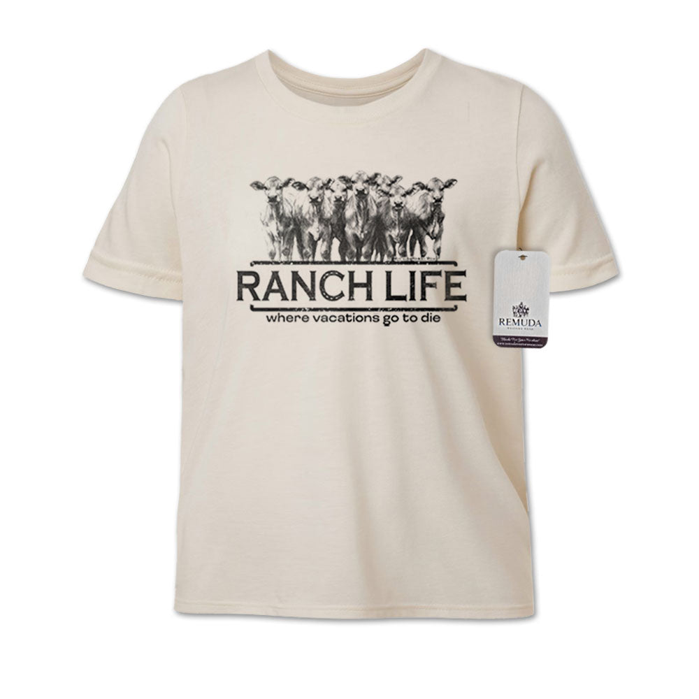 Ranch Life: Where Vacations Go to Die - Youth Western Tee T-Shirt