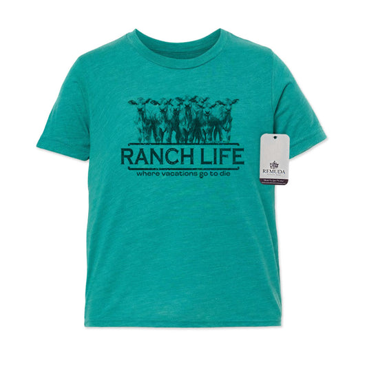 Ranch Life: Where Vacations Go to Die - Youth Western Tee T-Shirt