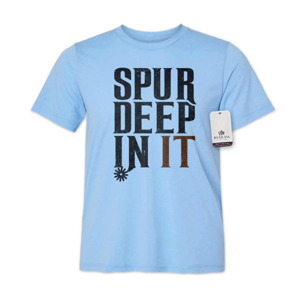 Spur Deep In It - Adult Unisex Western Tee T-Shirt
