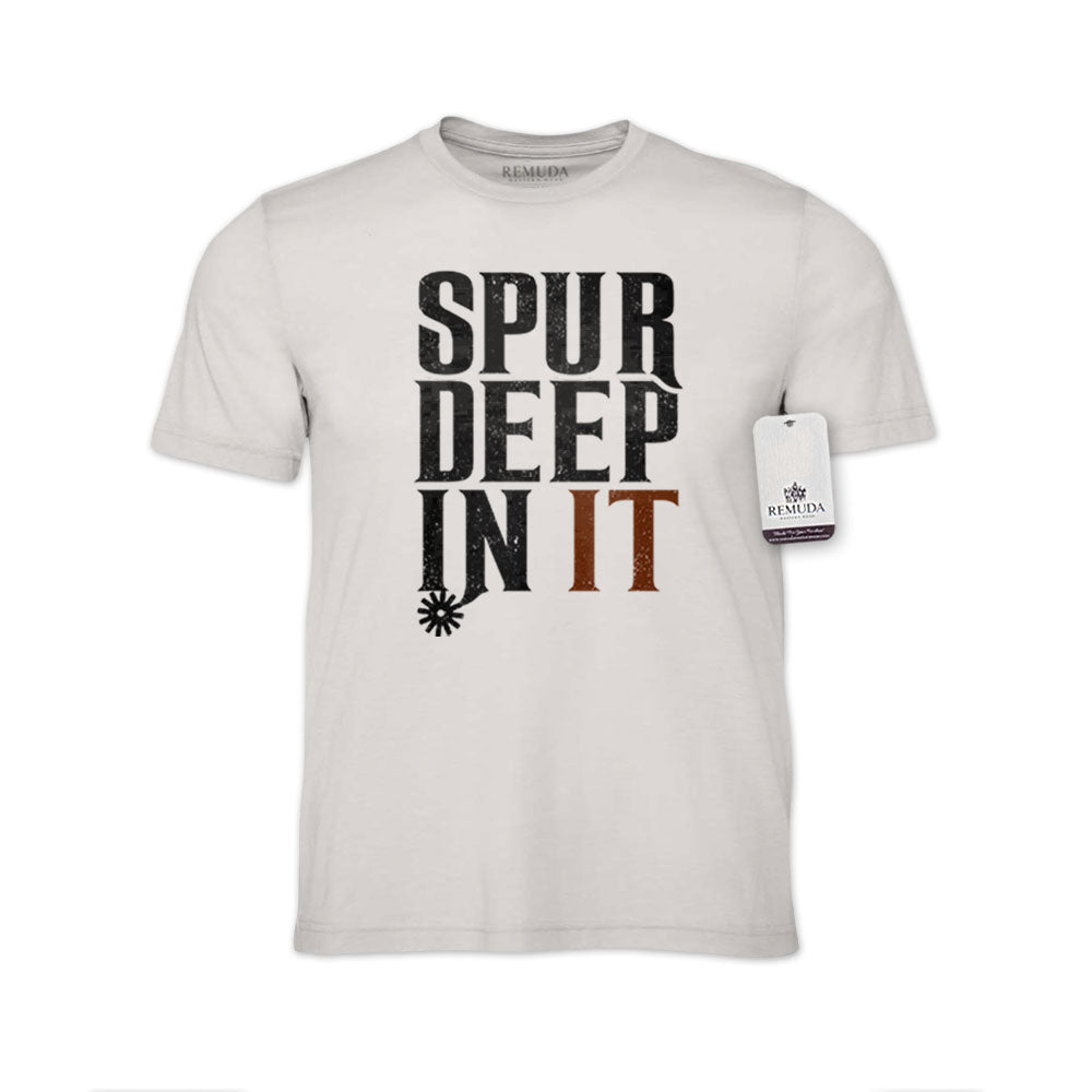 Spur Deep In It - Adult Unisex Western Tee T-Shirt