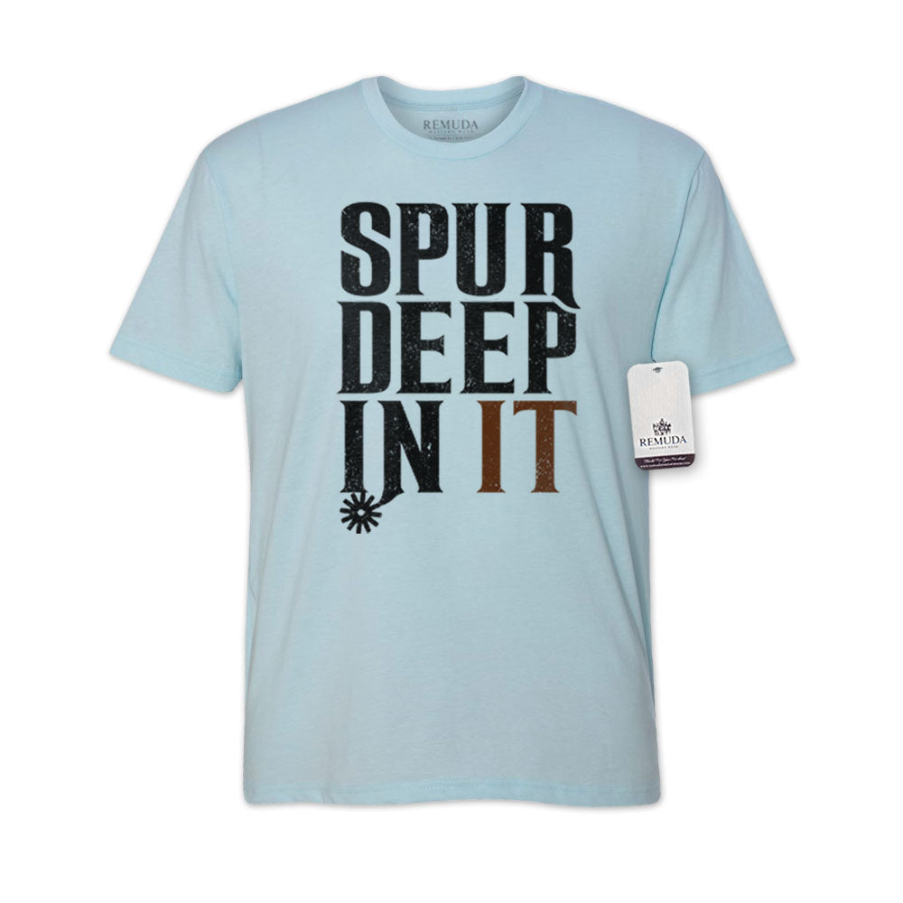 Spur Deep In It - Adult Unisex Western Tee T-Shirt