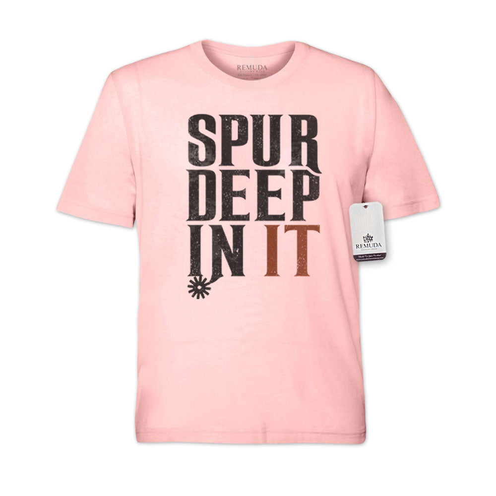 Spur Deep In It - Adult Unisex Western Tee T-Shirt
