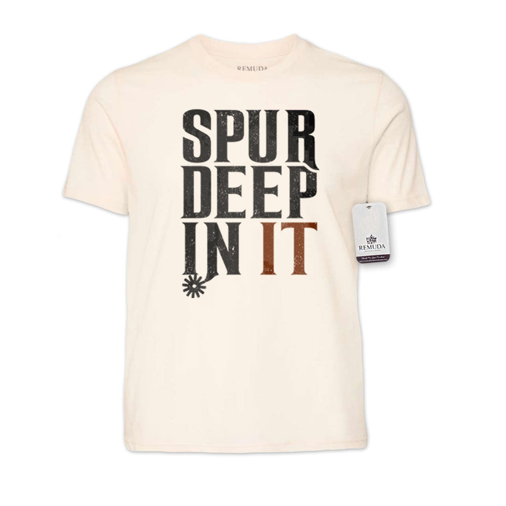 Spur Deep In It - Adult Unisex Western Tee T-Shirt