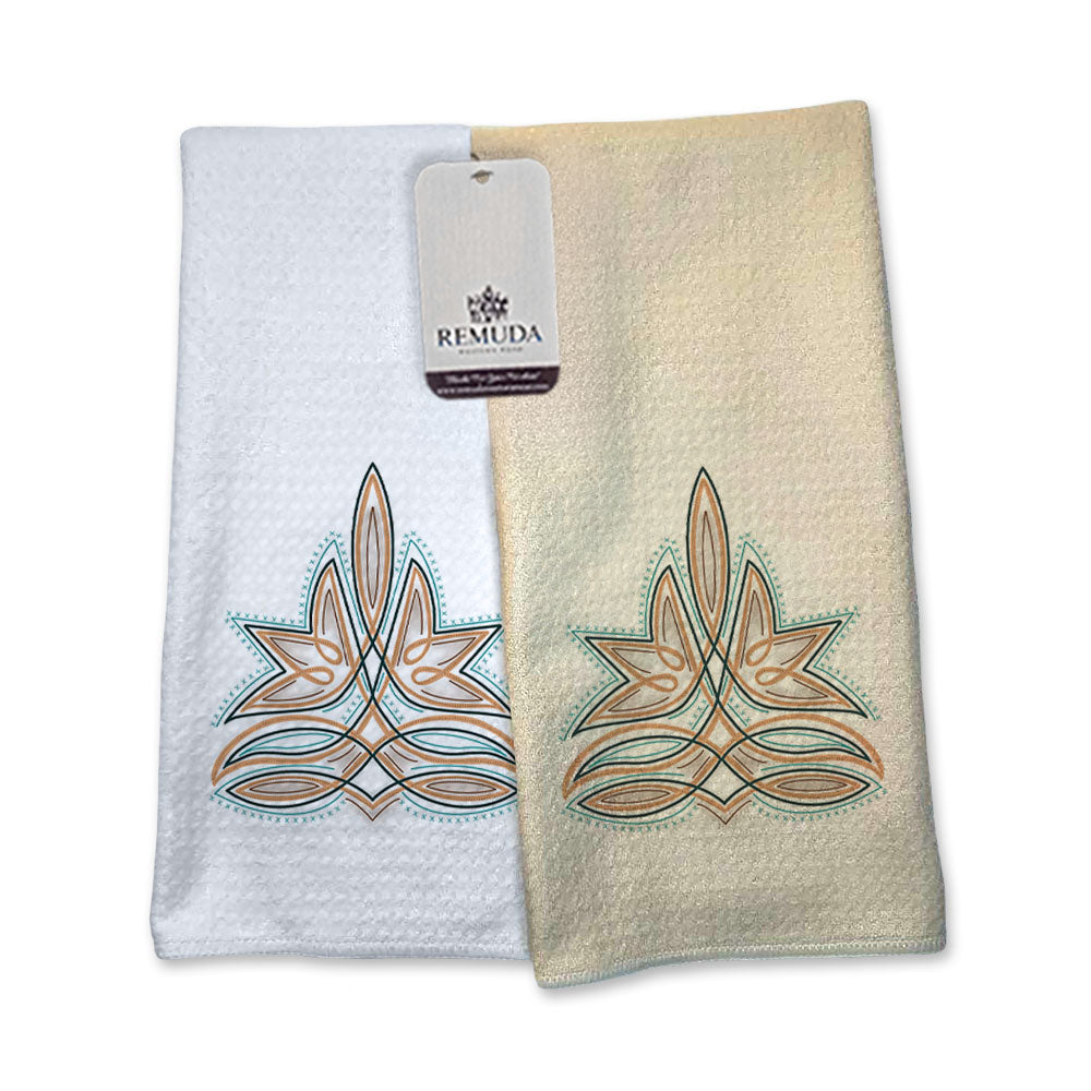 Western Boot Stitch Kitchen Hand Towel Set