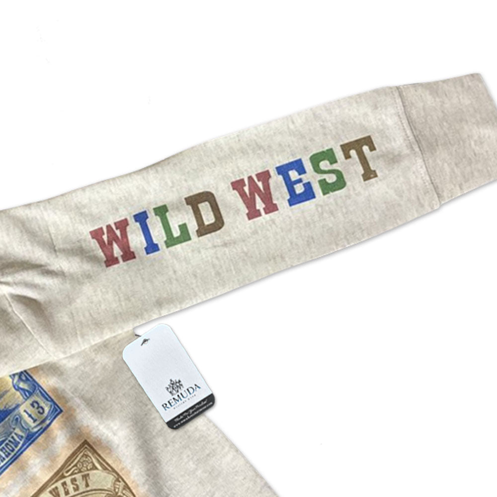 Wild West Rodeo Stamps Western Infant Long Sleeve Pullover Shirt