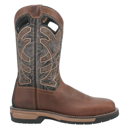 Laredo Sherpa (Broad Square Toe) - Men's Leather Cowboy Work Boot