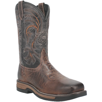 Laredo Hawke (Broad Square) - Men's Leather Cowboy Work Boot