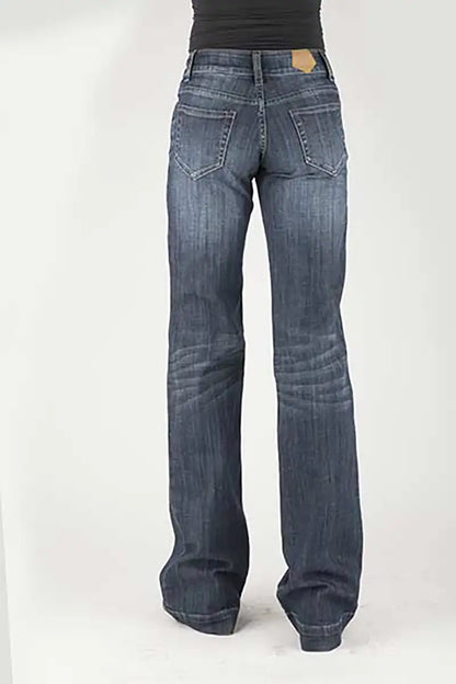 Tin Haul 460 Ella Fit Plain Pocket ( Denim Dark Wash ) - Women's Jeans