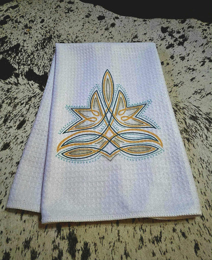 Western Boot Stitch Kitchen Hand Towel Set