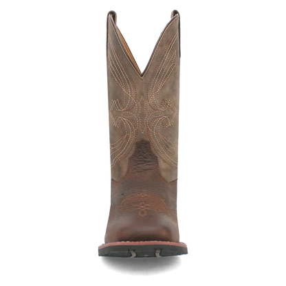 Laredo Elias (Chocolate/Tan) - Men's Leather Cowboy Boots