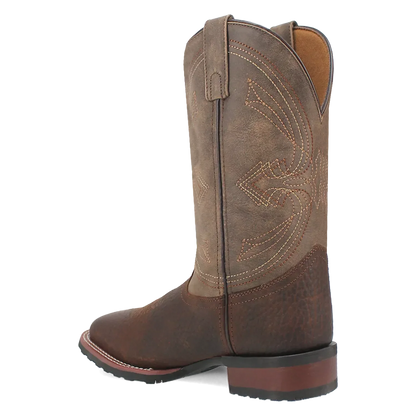 Laredo Elias (Chocolate/Tan) - Men's Leather Cowboy Boots