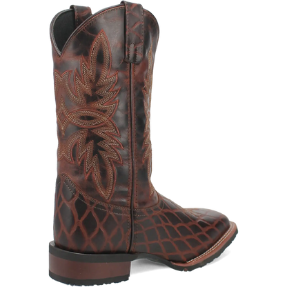 Laredo Grid - Men's Leather Cowboy Boots