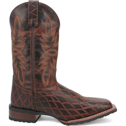 Laredo Grid - Men's Leather Cowboy Boots
