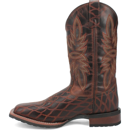 Laredo Grid - Men's Leather Cowboy Boots